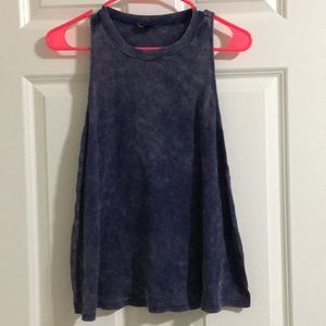Distressed Navy/Grey Volcom tank top